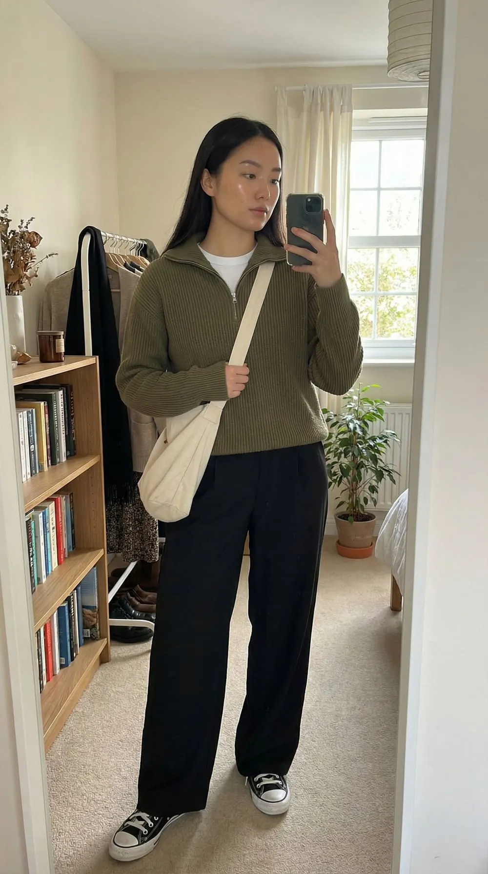 AI-generated dating profile photo example, created with TryOnWise